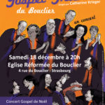 Affiche du concert de Noël 2021