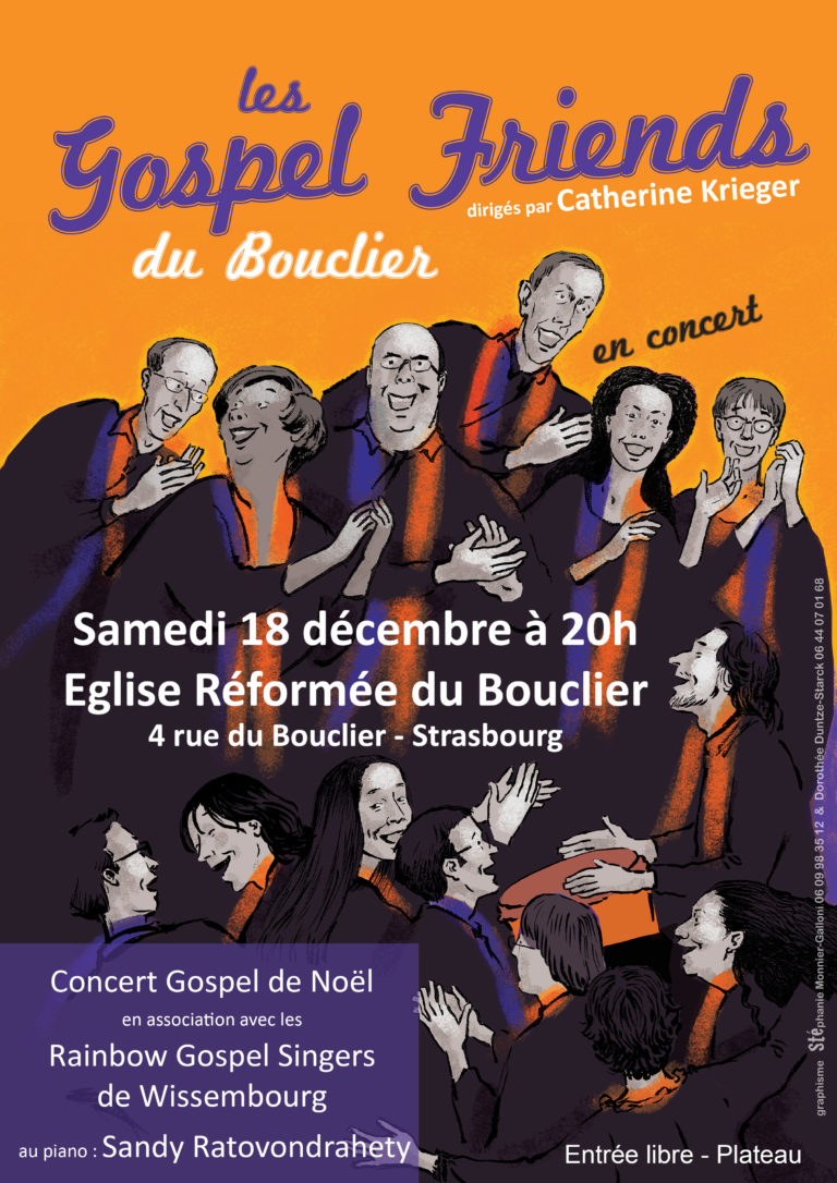 Affiche du concert de Noël 2021